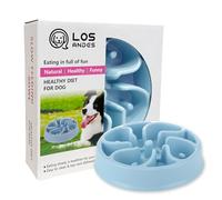 LOS ANDES Slow Feeder Dog Bowl, Anti Gulp Dog Food Bowl, Healthy Slow Eating Dog Bowl to Reduce Choking and Overeating, Stop Feeding Bowl for Small Medium Size Dogs
