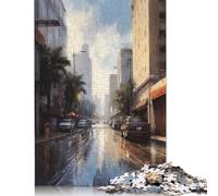 Los Angeles Art USA Paper Puzzles 1000 Piece Jigsaw Puzzles for Adults Educational Game Challenge Toy Christmas Eve Gifts 1000pcs (75x50cm)