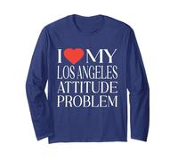 Los Angeles Attitude Problem Love My LA City Pride Long Sleeve T-Shirt