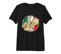 Los Angeles California. Chicano, Mexico Flag. LA Chicana Premium T-Shirt