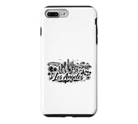 Los Angeles California City Skyline Sketch Case for iPhone 7 Plus/8 Plus