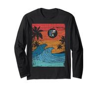 Los Angeles California Dreaming T Shirt CA Long Beach Surf Long Sleeve T-Shirt