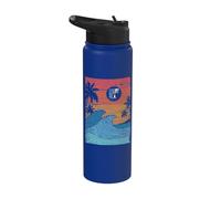 Los Angeles California Dreaming T Shirt CA Long Beach Surf Stainless Steel Insulated Water Bottle