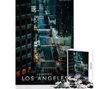 Los Angeles California for Adults 1000 Piece Puzzle Train Logical Thinking And Problem-solving Relaxing Stress Free Enjoyment (38x26cm)