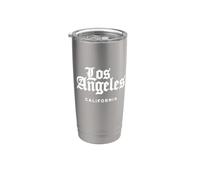 Los Angeles California OG Chicano LA Gothic Script Aesthetic Stainless Steel Insulated Tumbler