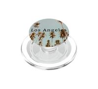 Los Angeles California Palms Illustration Graphic Designs PopSockets PopGrip for MagSafe