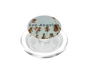 Los Angeles California Palms Illustration Graphic Designs PopSockets PopGrip for MagSafe
