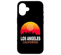 Los Angeles California State USA Vintage Sunset Retro City Case for iPhone 16