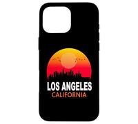 Los Angeles California State USA Vintage Sunset Retro City Case for iPhone 16 Pro Max