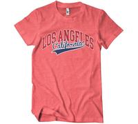Los Angeles California T-Shirt Red-Heather