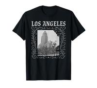 Los Angeles City Hall California Retro 323 DTLA Downtown LA T-Shirt