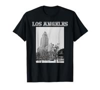 Los Angeles City Hall California Retro 323 DTLA Downtown LA T-Shirt
