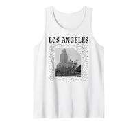 Los Angeles City Hall California Retro 323 DTLA Downtown LA Tank Top