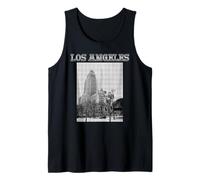 Los Angeles City Hall California Retro 323 DTLA Downtown LA Tank Top