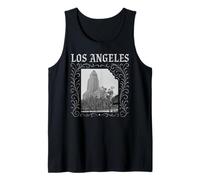 Los Angeles City Hall California Retro 323 DTLA Downtown LA Tank Top