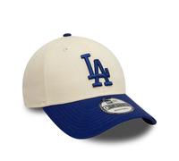 New Era Adult's Colour Block MLB Los Angeles LA Dodgers Baseball Cap Hat Light Beige
