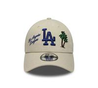 New Era Adult's 9Forty City Icon MLB Los Angeles Dodgers Cap, Light Beige