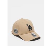 Los Angeles Dodgers Cap 47 Brand MLB Baseball Clean Up Khaki Hat - New