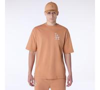 LOS ANGELES DODGERS New Era MLB League Essential Oversized Tee Dark Beige