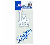 Los Angeles Dodgers Set of 2 Die Cut Decals