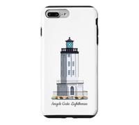 Los Angeles Harbor Light, hand-drawn Lighthouse Case for iPhone 7 Plus/8 Plus