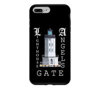 Los Angeles Harbor Light, hand-drawn Lighthouse Case for iPhone 7 Plus/8 Plus