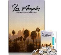 Los Angeles Jigsaw Puzzles for Adults 1000 Piece Puzzle,Family Game Stress Reliever Difficult Challenge Artists Collection,Fine Art 50x75cm