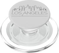 Los Angeles LA City Skyline,Clean Minimal Look,Maximum Vibes PopSockets PopGrip for MagSafe