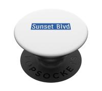 Los Angeles LA Street Signs Sunset Blvd for Men and Women PopSockets Adhesive PopGrip