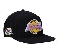 Los Angeles Lakers Cap Adult Mitchell & Ness Stretch NBA Basketball Hat - New