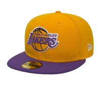 LOS ANGELES LAKERS Cap New Era 59FIFTY Mens 7 5/8 NFL Flat Brim NBA Hat