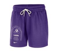Los Angeles Lakers Club Courtside Men's Nike NBA Fleece Shorts - Purple - Cotton/Polyester L