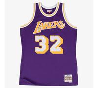 Los Angeles Lakers Mitchell & Ness Swingman Jersey Road Magic Johnson 1984-85