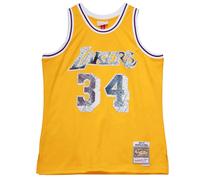 Los Angeles Lakers NBA Jersey Shaquille O’Neal NBA 75Th 1996 Doré S