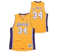 Los Angeles Lakers Shaquille O'Neal 1990 - 91 Hardwood Classics Home Swingman
