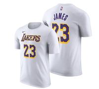 Los Angeles Lakers Men's Nike NBA T-Shirt - White - Cotton S