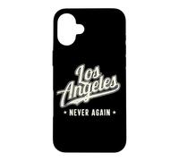 Los Angeles Never Again Anti LA Funny Case for iPhone 16 Plus