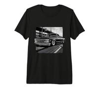 Los Angeles Old School Lowrider Truck Chicano Art Premium T-Shirt