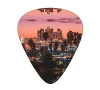 Los Angeles Palm Trees Guitar Paddle 12 Pack Guitar Pickup Suitable For Playing Acoustic Guitars, Electric Guitars, Etc.