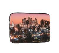 Los Angeles Palm Trees Laptop Case Sleeve Water-Resistant Slim & Portable Shockproof Protective Cover For 10", 12", 13", 15", And 17" Laptops Bag Sleeve & Notebook Computer Pocket Case