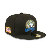 Los Angeles Rams Cap (Size 7 3/4) New Era Salute To Service Hat - New