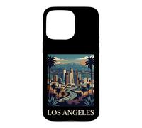Los Angeles Skyline California Retro Vintage City Art Case for iPhone 15 Pro Max