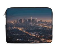 Los Angeles Skyline Laptop Sleeve 10inch Laptop Protective Case for Women Men Shockproof Computer Cover Portable Notebook Briefcases Computer Carrying Bag Lap Top Protector Compatible with Notebooks
