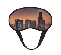 Los Angeles Skyline Sleep Mask 100% Light Blocking Eye Mask for Sleeping, Sleep Mask for Unisex for Travel/Nap