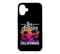 Los Angeles Summer Paradise California Palms Stars Case for iPhone 16 Plus