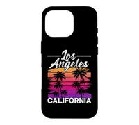 Los Angeles Summer Paradise California Palms Stars Case for iPhone 16 Pro