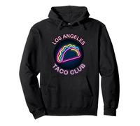 Los Angeles Taco Club Retro 80s Foodie Pullover Hoodie
