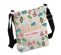 Los Angeles Travel Gift Los Angeles Crossbody Bag for Los Angeles Lover Moving to California Gift Welcome Gift (Los-ABag)