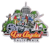 Los Angeles USA Refrigerator 3D Magnet Tourist Souvenir Fridge Decoration Craft Collection