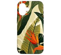 Los Angeles Vintage Floral Graphic Bird of Paradise Flowers Case for iPhone 16